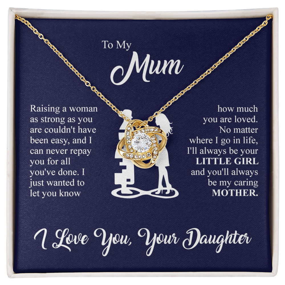 To my Loved Mother - Knot Necklace