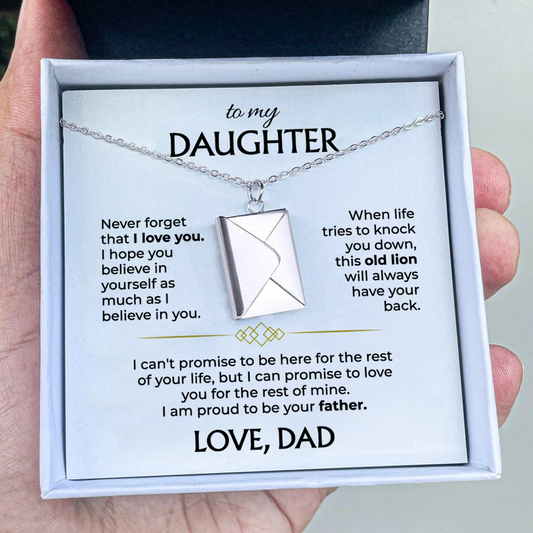 Luxus Love - Letter Necklace to Daughter