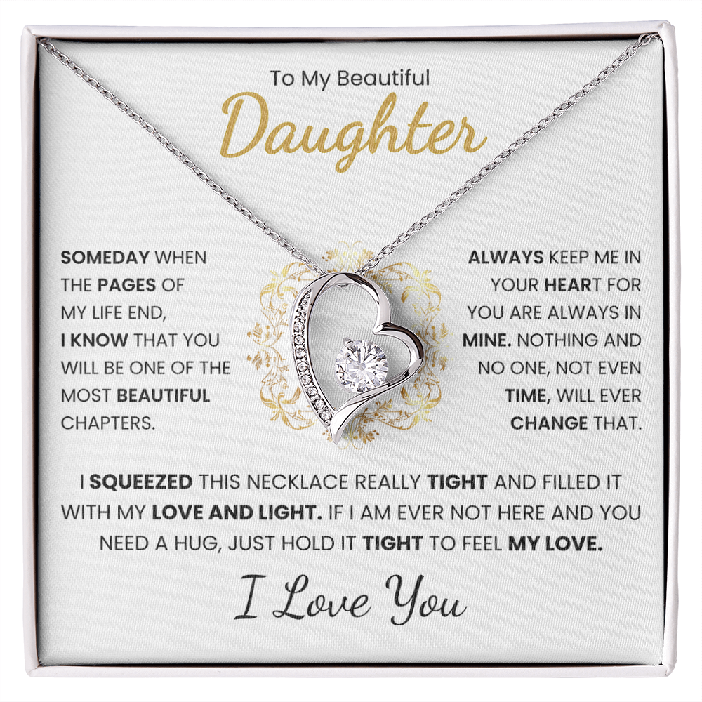 To my Daughter - Pendant necklace