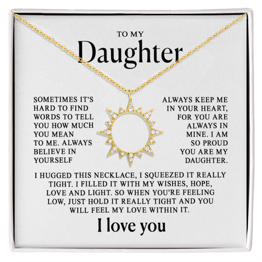 To my Daughter - My sun