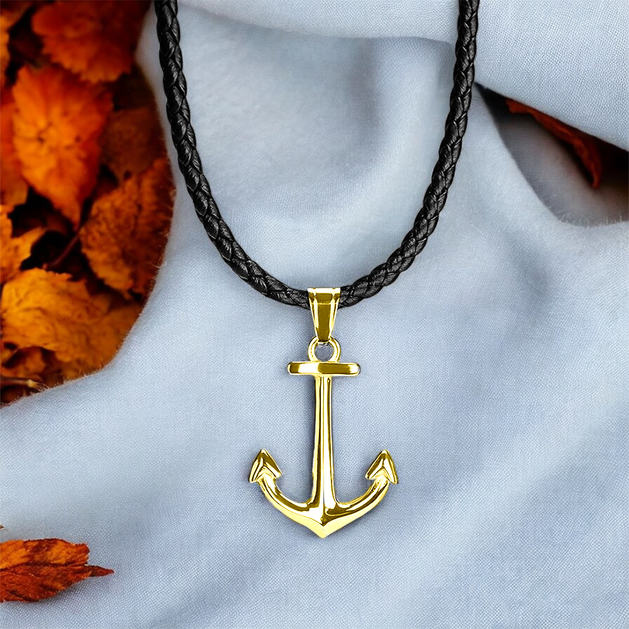 To my Son - Anchor pendant