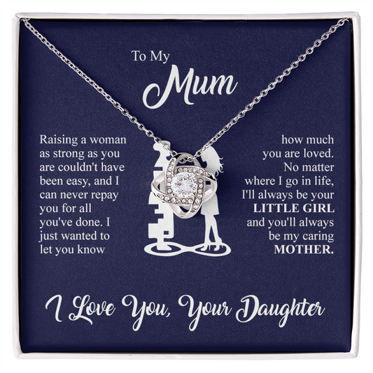 To my Loved Mother - Knot Necklace