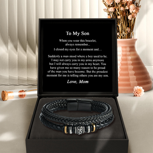 To My Son - I’m Proud of You - Love, Mom