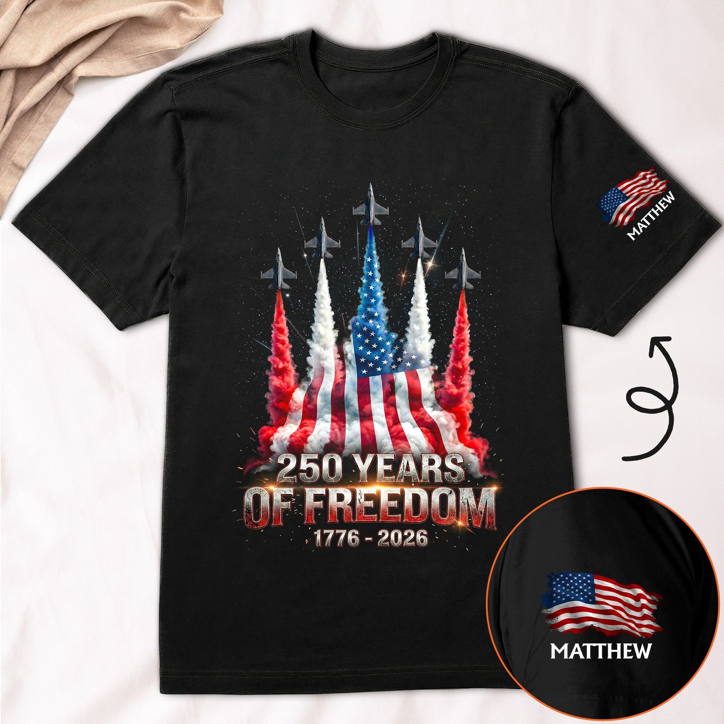 250 Years Of Freedom - Personalized Shirt