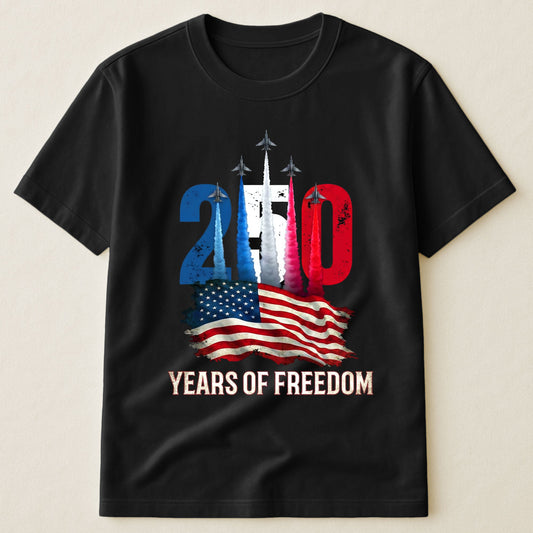 250 Years of Freedom Fighter Jet - Shirt