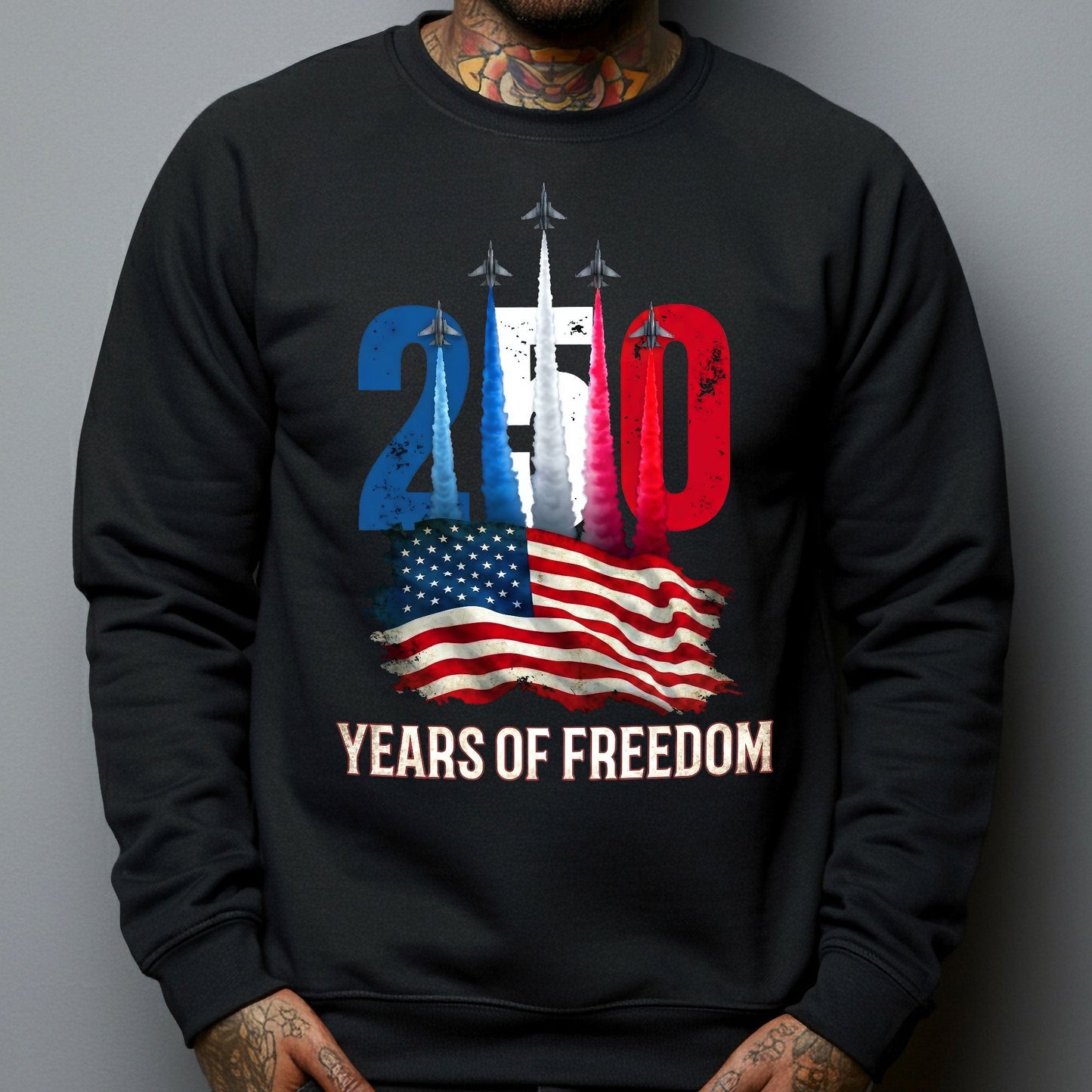 250 Years of Freedom Fighter Jet - Shirt