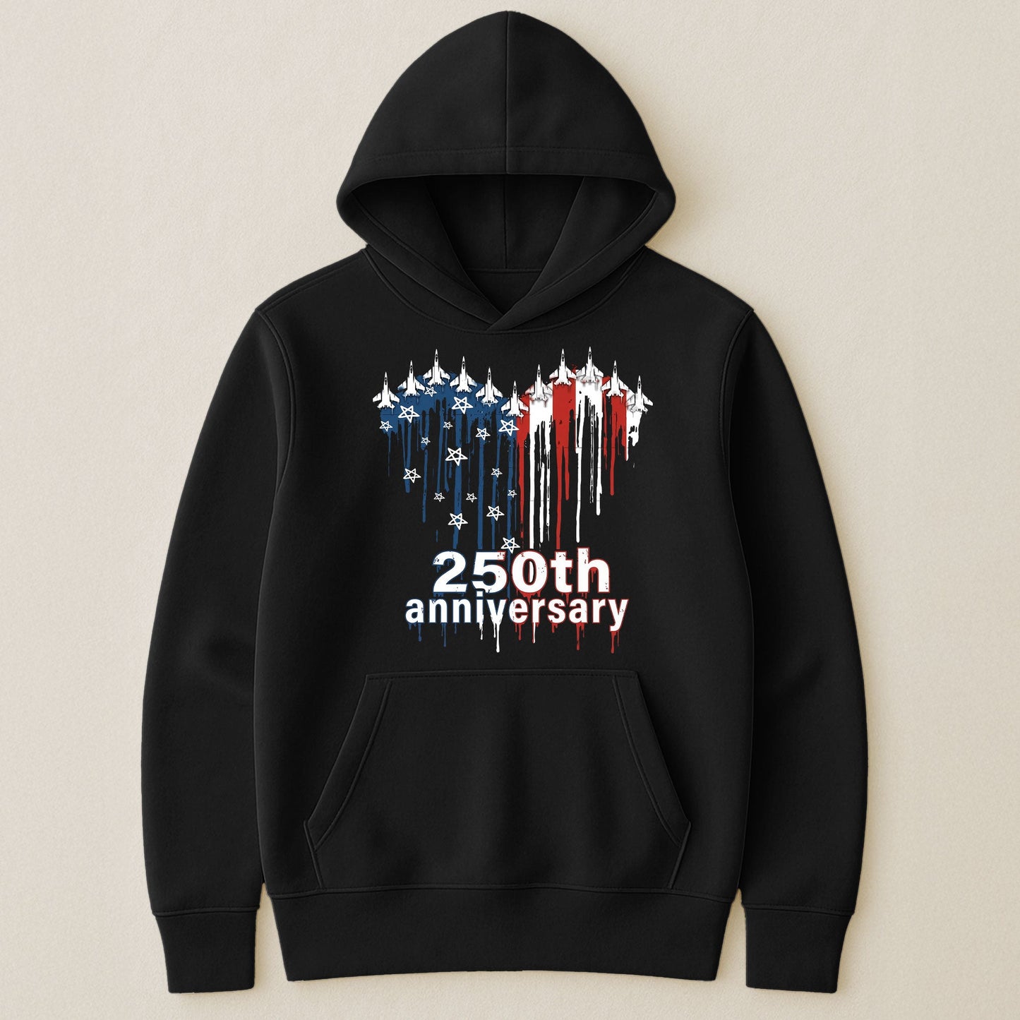 250th Anniversary Jet Fighter Heart USA - Shirt
