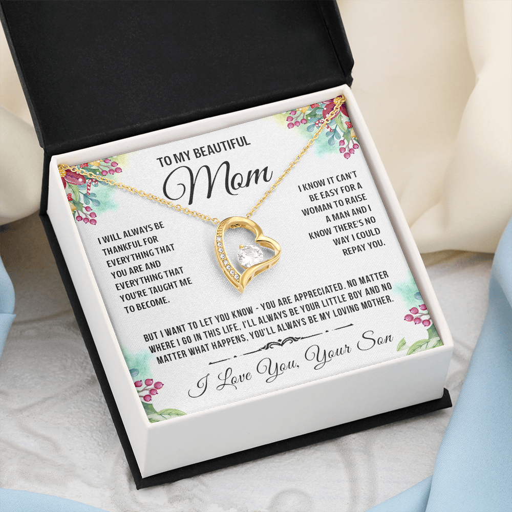 To My Special Mom - Heart Necklace