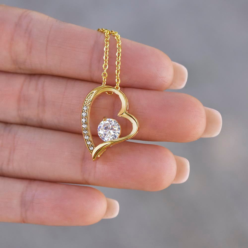 To My Daughter – Forever Love Knot Necklace