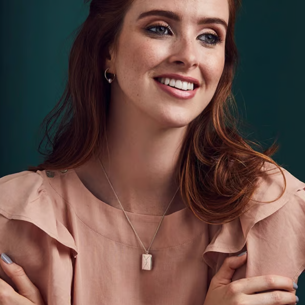 I Love you Mom - Envelope Necklace