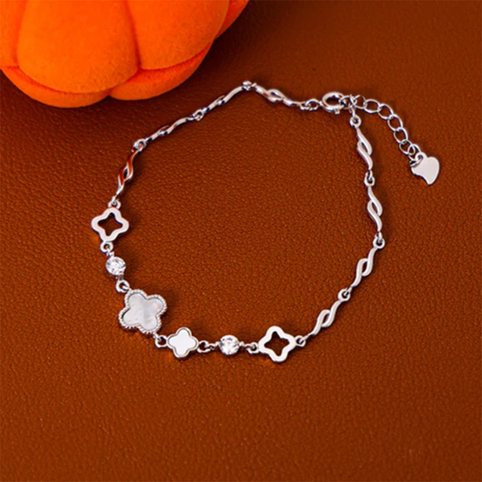 Sterling Silver Amber Bracelet