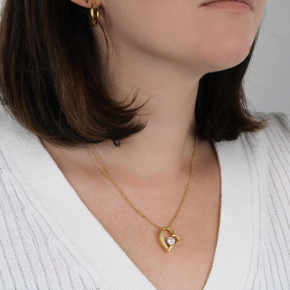 To My Daughter – Forever Love Knot Necklace