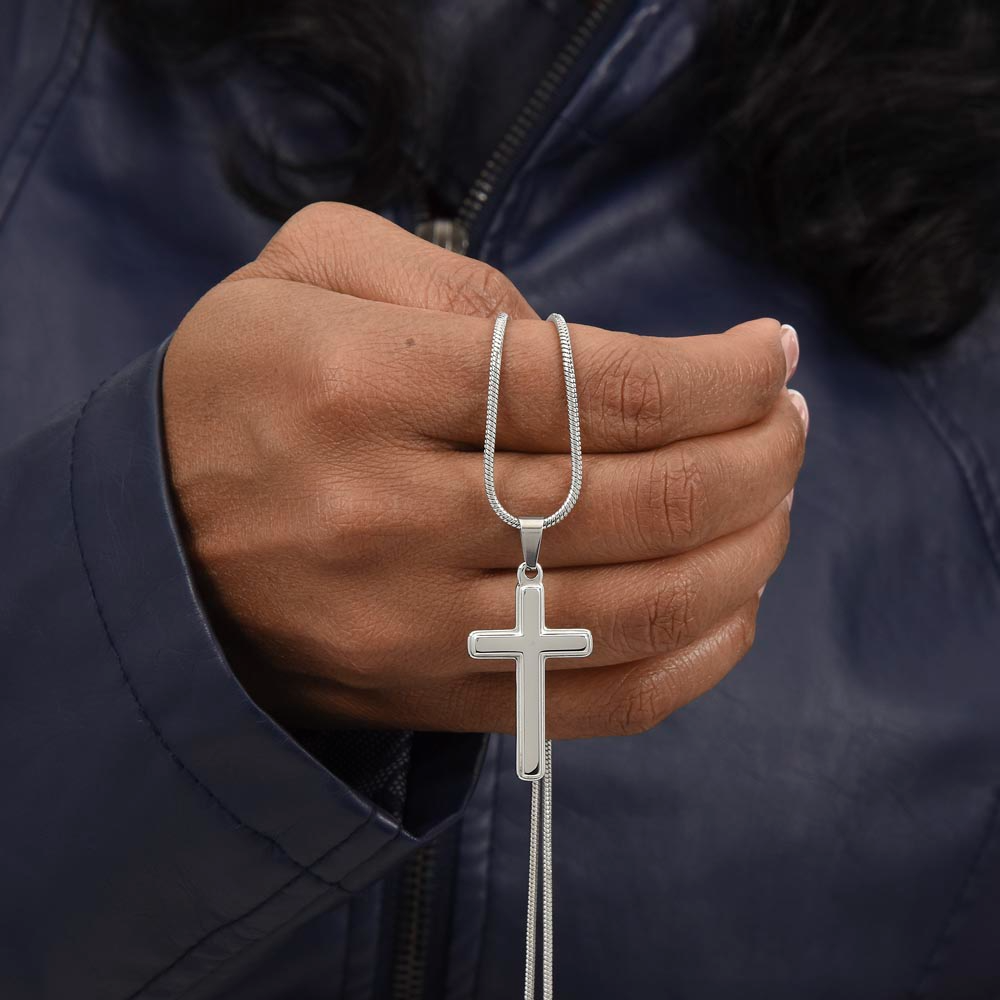 To my Son - Cross Love Necklace