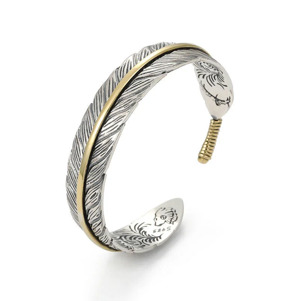 To my Son - Feather bracelet