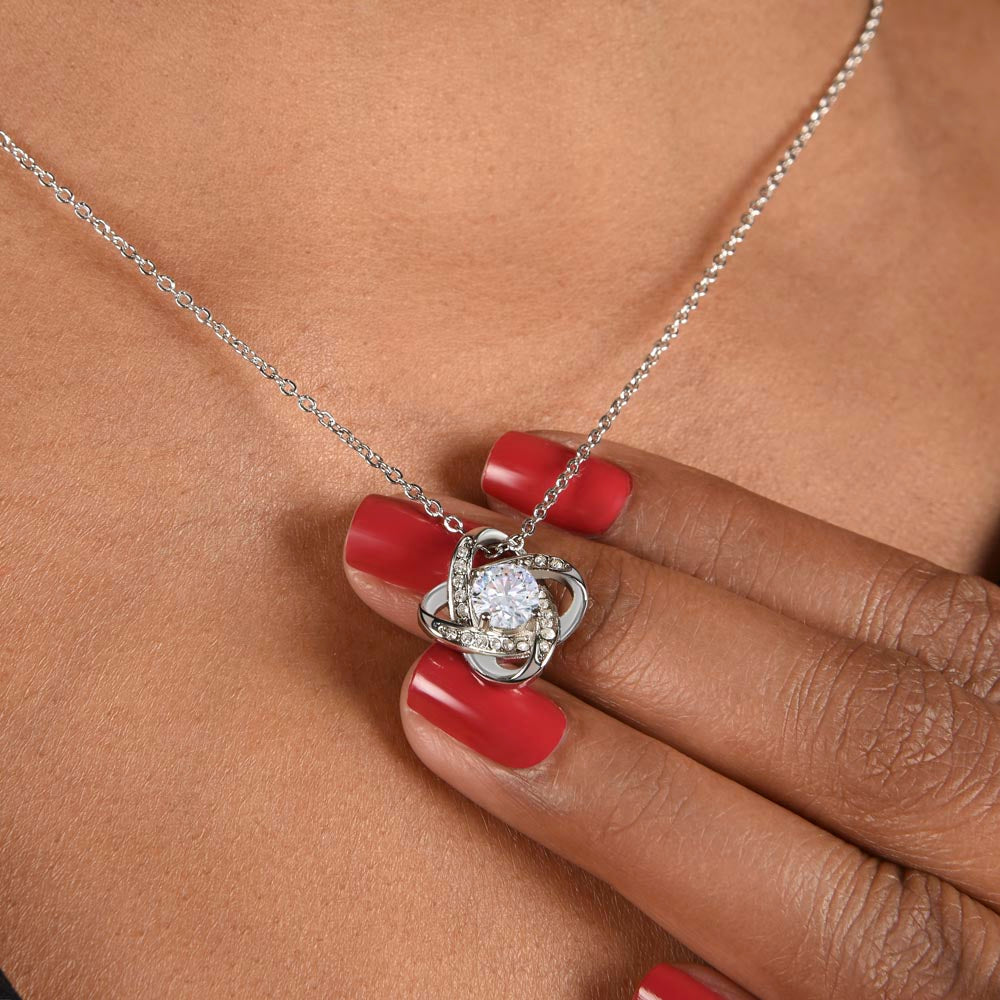To My Mom - I Love you Forever- Heart Necklace