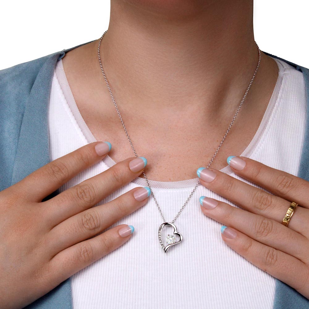 To My Mum - I’m Your Little Boy - Heart Necklace