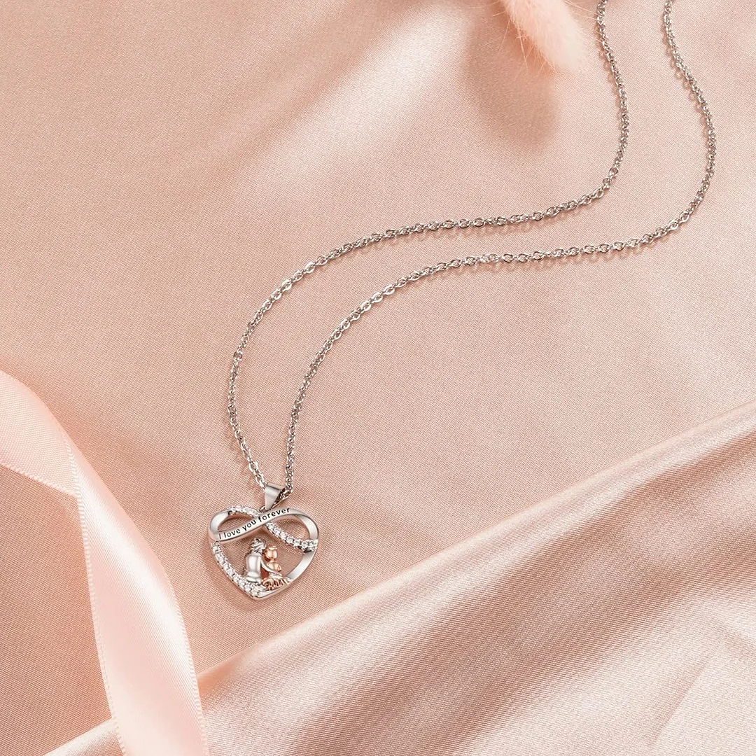 To My Daughter - You Will Always Have Me - Heart Necklace