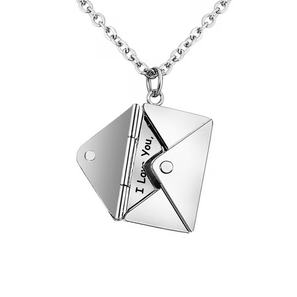 I Love you Mum - Envelope Necklace