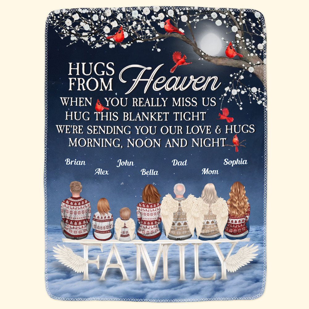 A Hug From Heaven Ver 2 - Personalized Memory Blanket