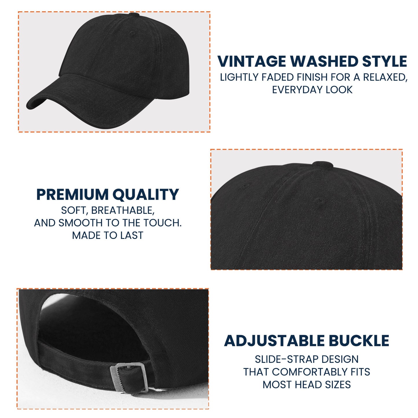 A Man And His Dog - Personalized Distressed Denim Cap