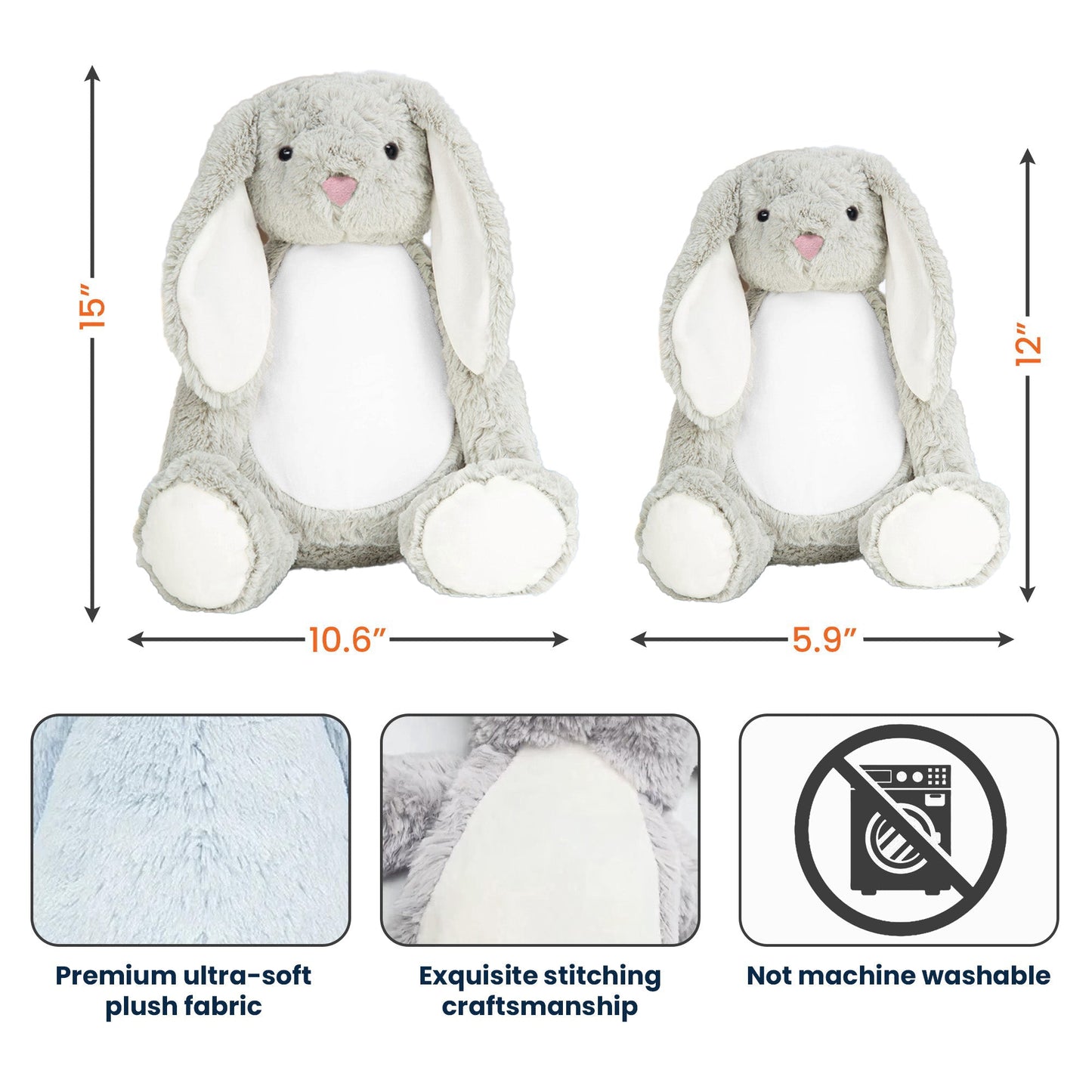 A Cuddle From Heaven - Personalized Bunny Plush