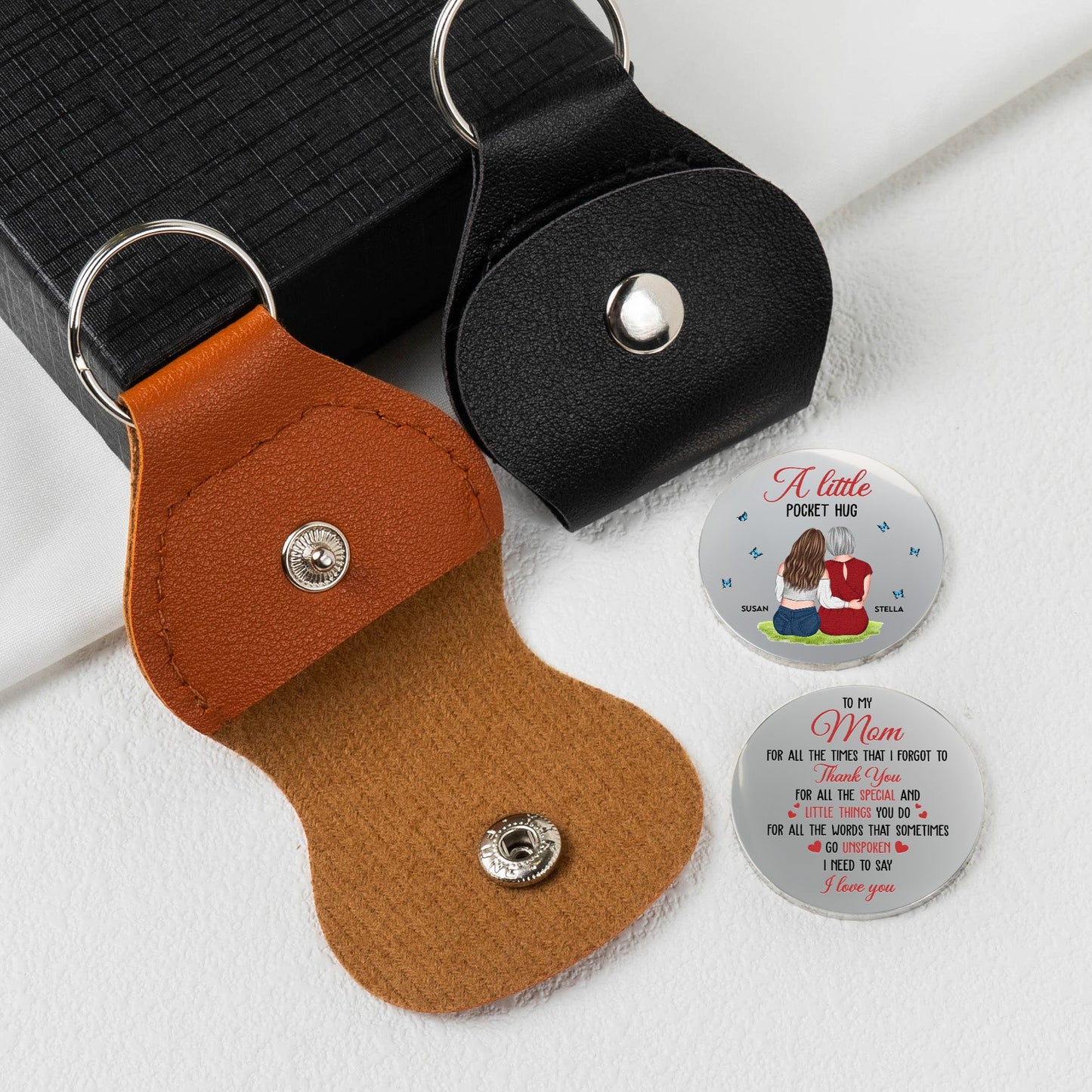 A Little Pocket Hug Mother's Day Birthday Gift For Her - Personalized Pocket Hug