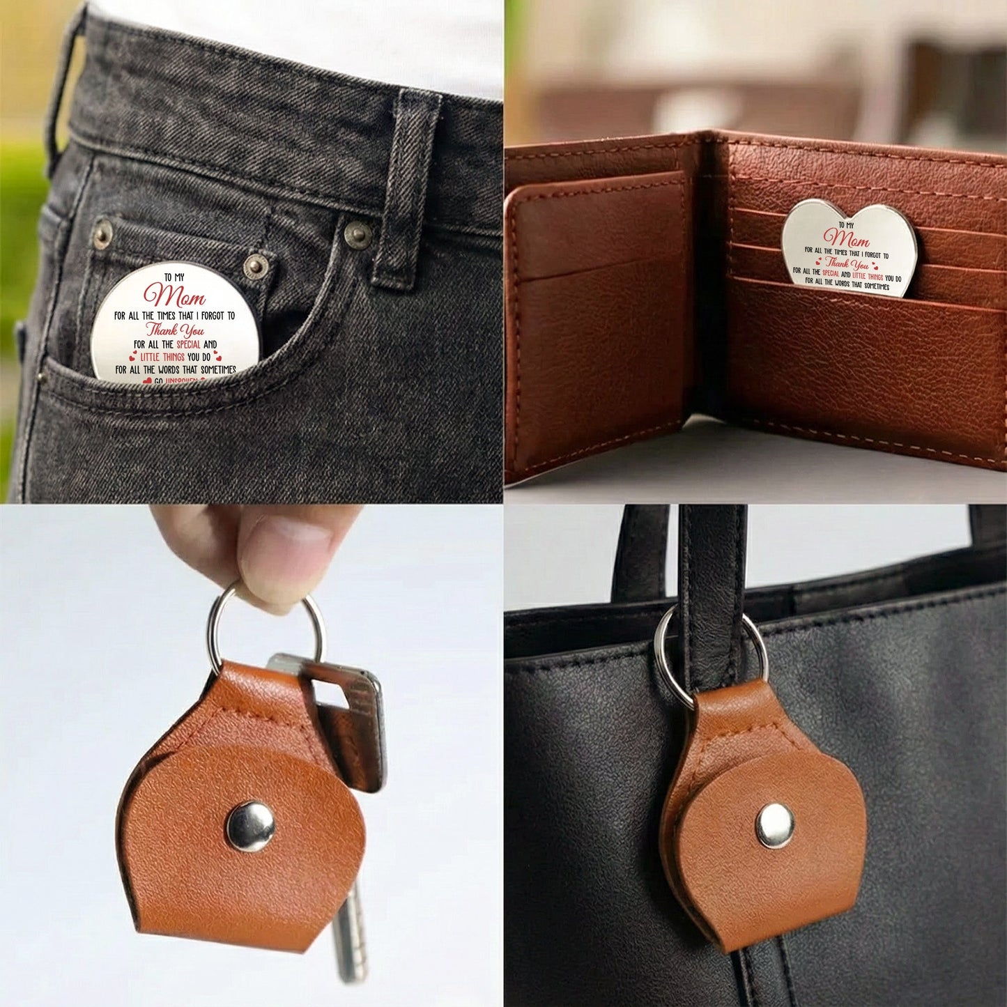 A Little Pocket Hug Mother's Day Birthday Gift For Her - Personalized Pocket Hug