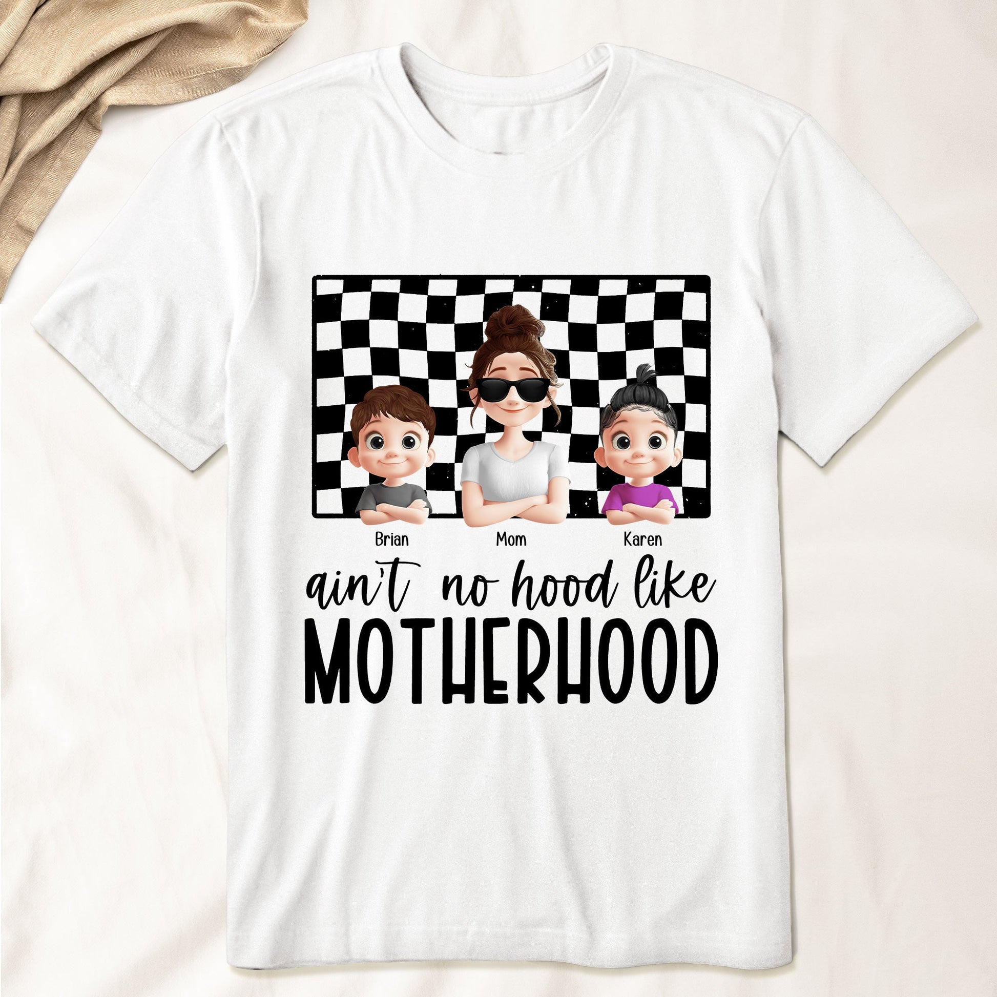 Ain't No Hood Like Motherhood - Personalized Shirt
