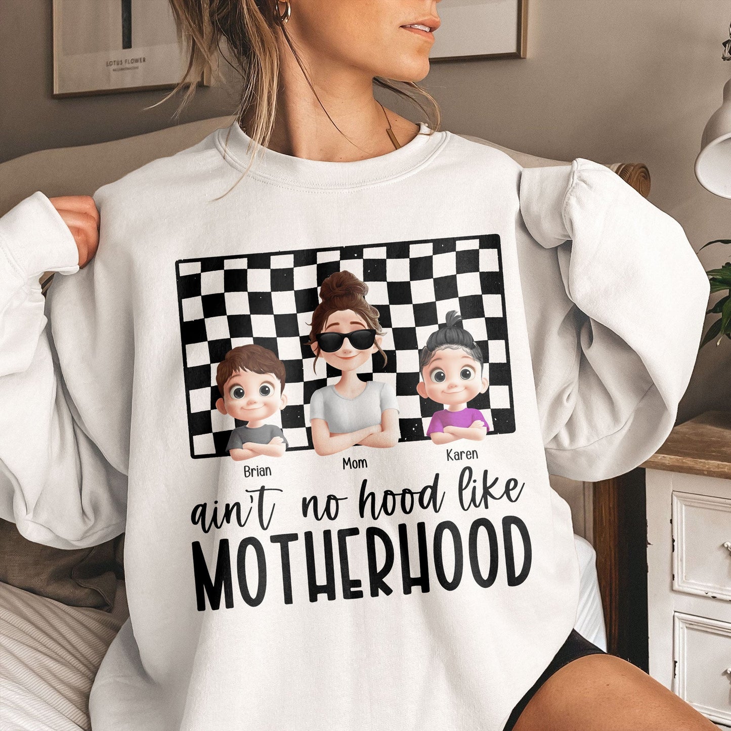 Ain't No Hood Like Motherhood - Personalized Shirt