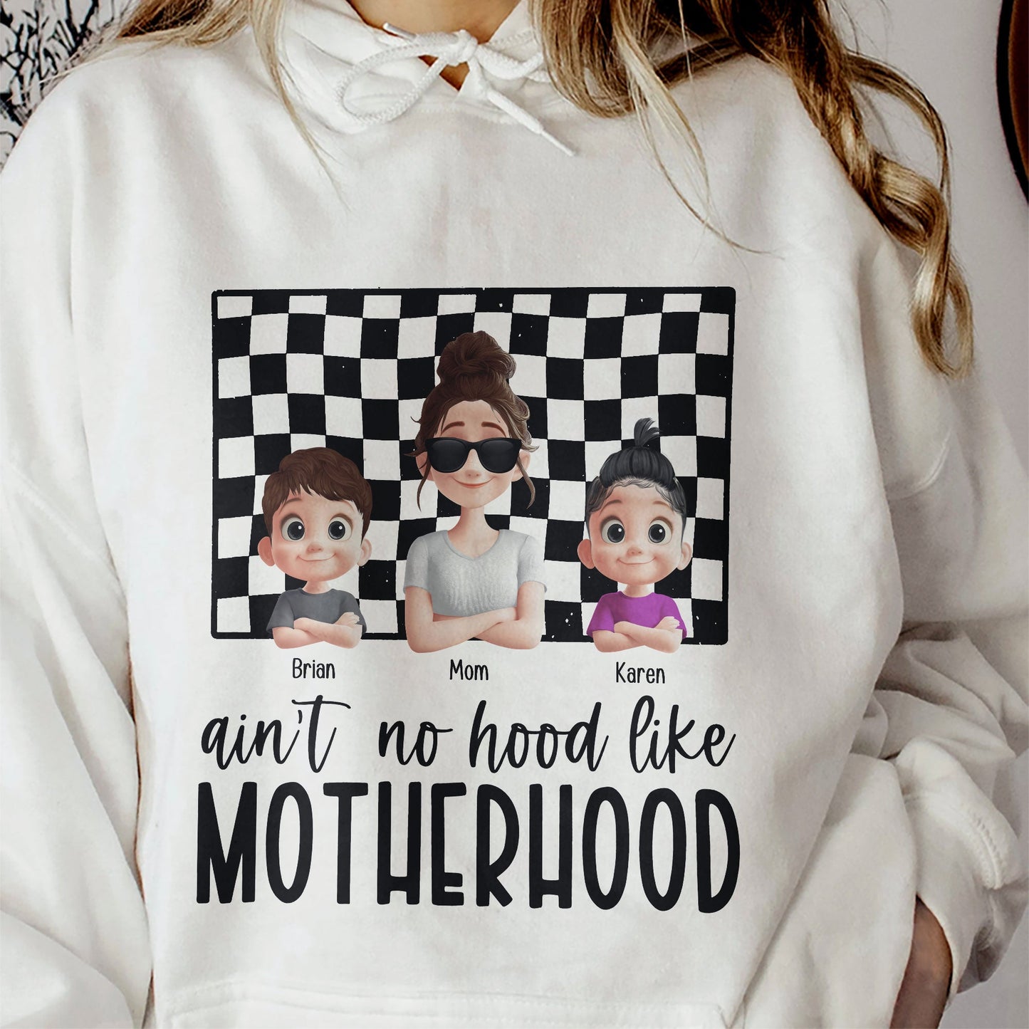 Ain't No Hood Like Motherhood - Personalized Shirt