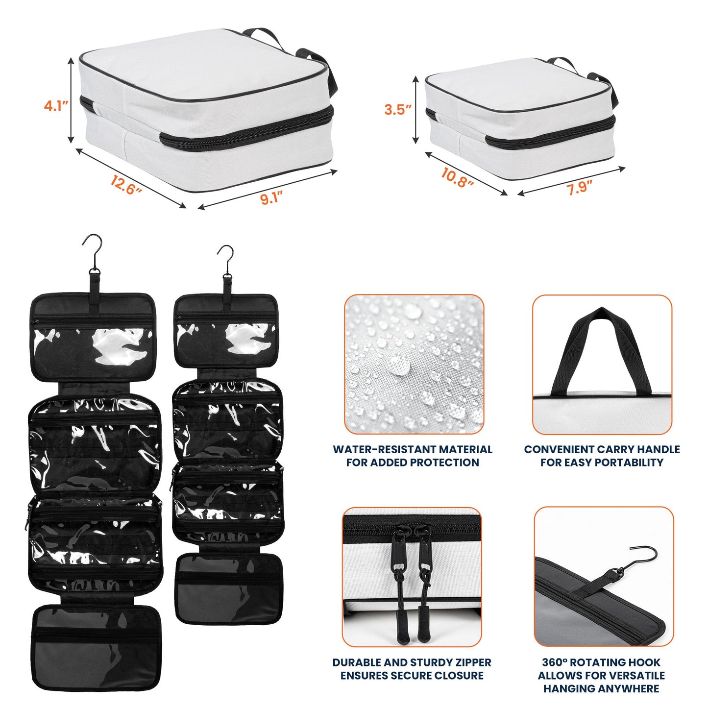 All My Cruise Crap - Personalized Hanging Toiletry Bag