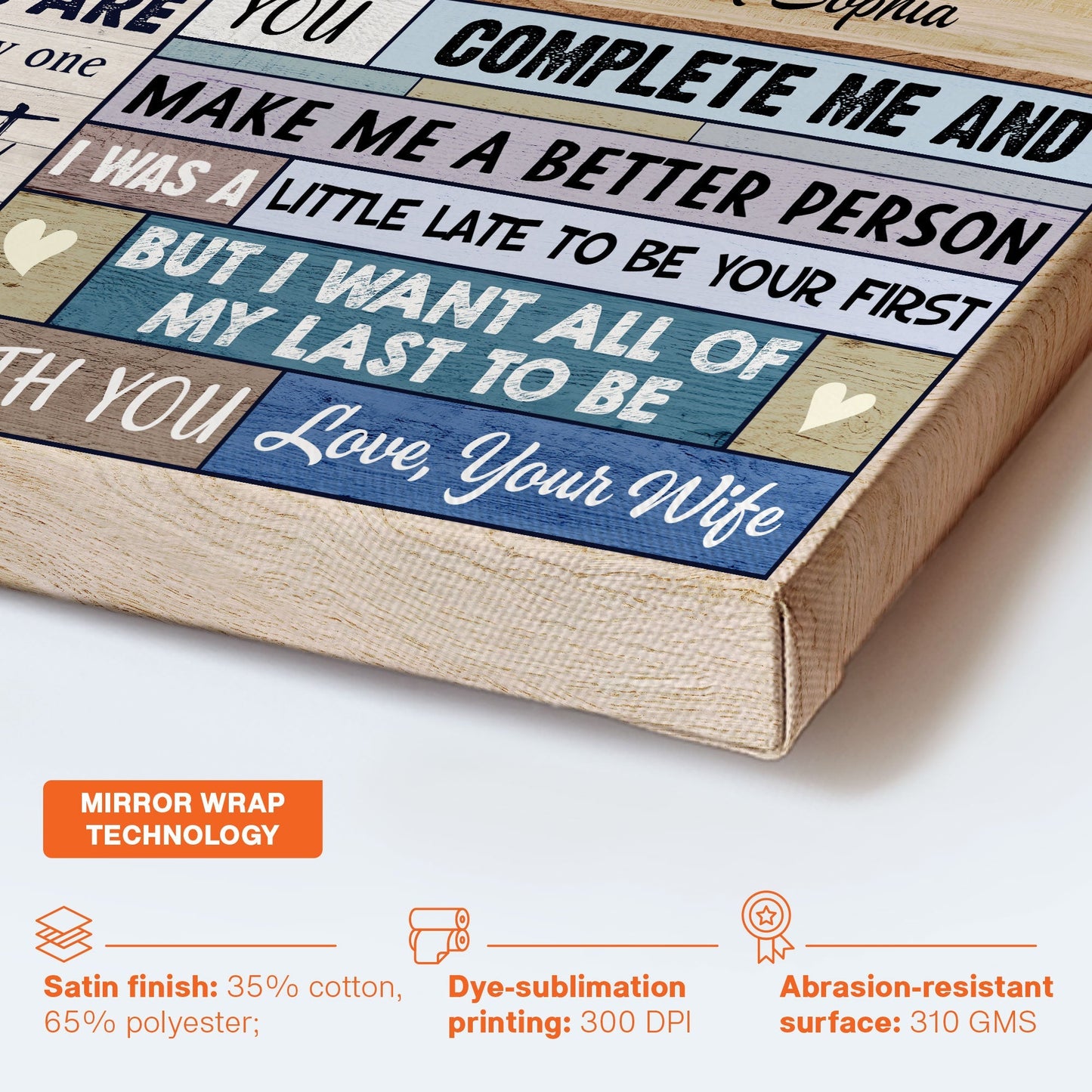 All Of My Last To Be With You - Personalized Poster/Wrapped Canvas - Christmas, Anniversary, Birthday Gift For Couples, Husband, Wife, Lovers, Anniversary, Engagement