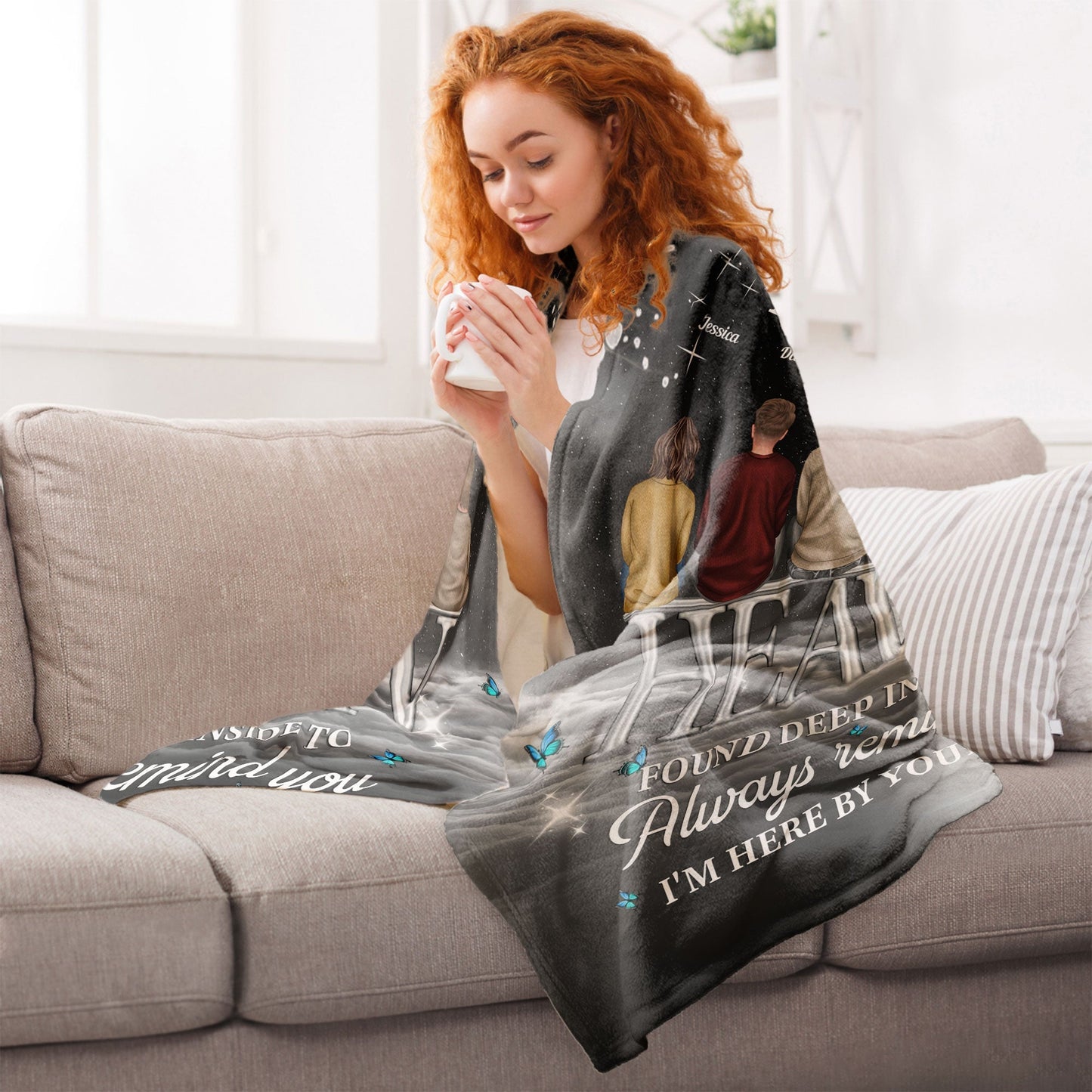 Always By Your Side - Personalized Blanket