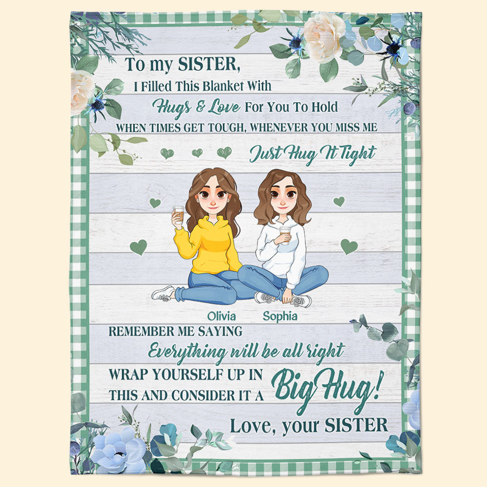Always Sisters - Personalized Blanket