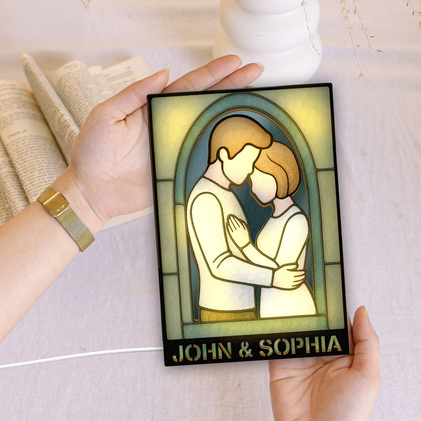 Always Together - Personalized LED Night Lamp