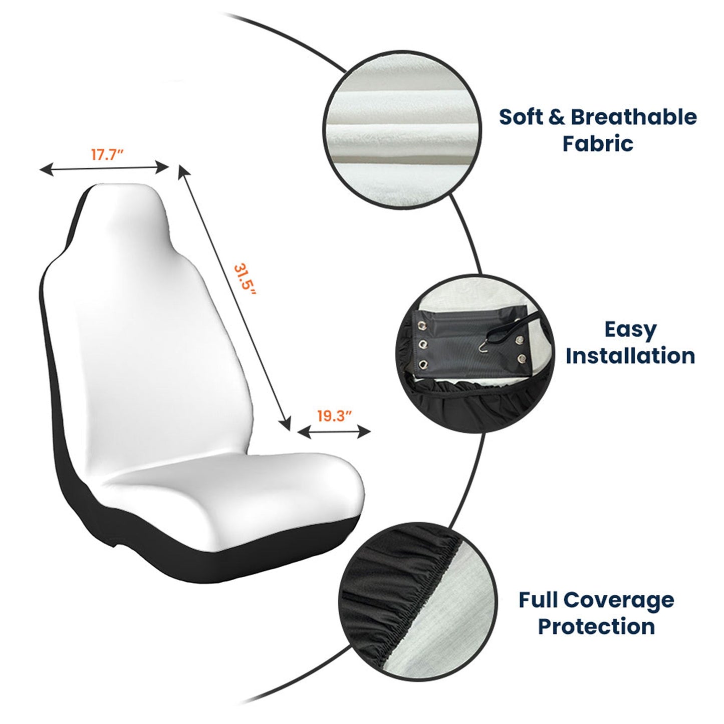 America 250Th Anniversary - Personalized Car Seat Cover
