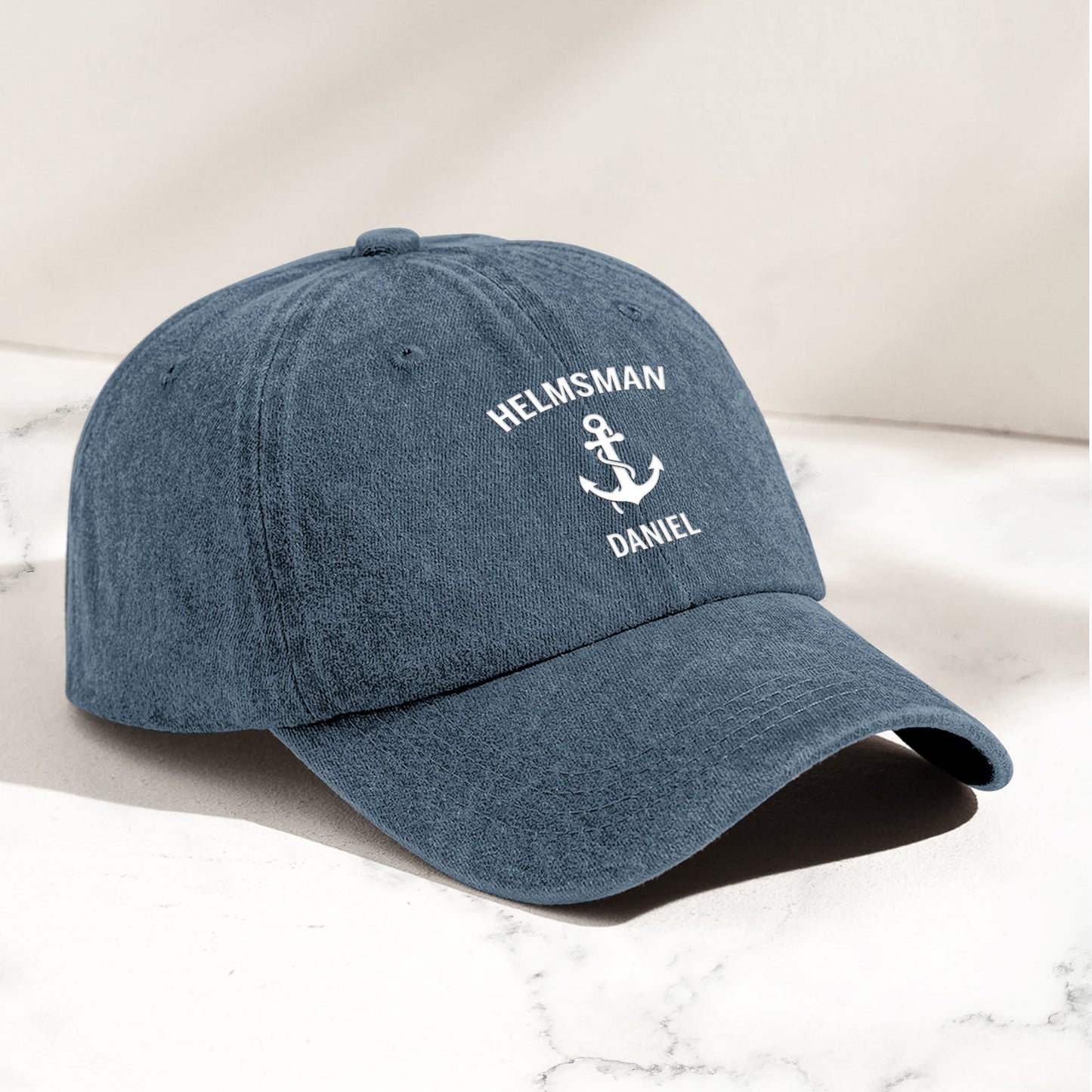 Anchor Compass Sailing Boat, Nautical - Personalized Cap