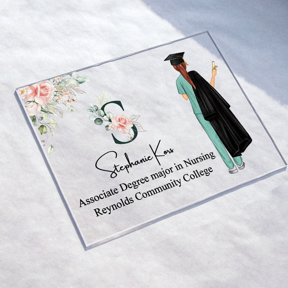 And Off She Went To Save The World - Personalized Acrylic Plaque
