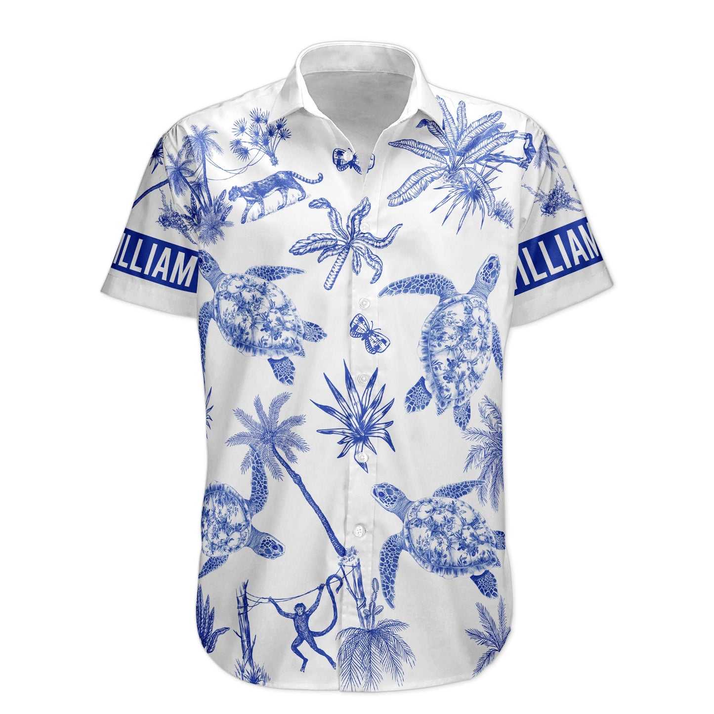 Animals Chinoiserie Toile De Jouy - Personalized Hawaiian Shirt