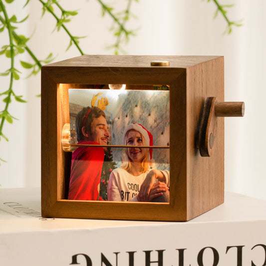 Anniversary Gift Couple Gift For Her/Him - Custom Photo Flipbook Frame