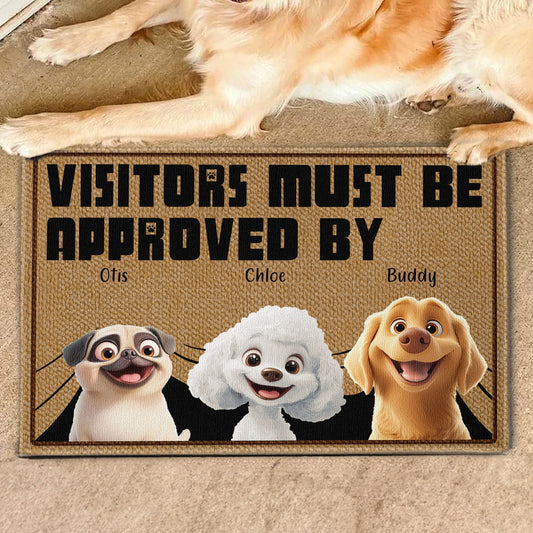 Approved By Dogs - Personalized Doormat