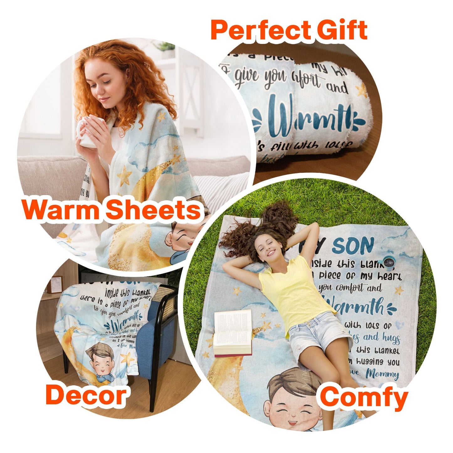 As I'm Hugging You - Personalized Blanket