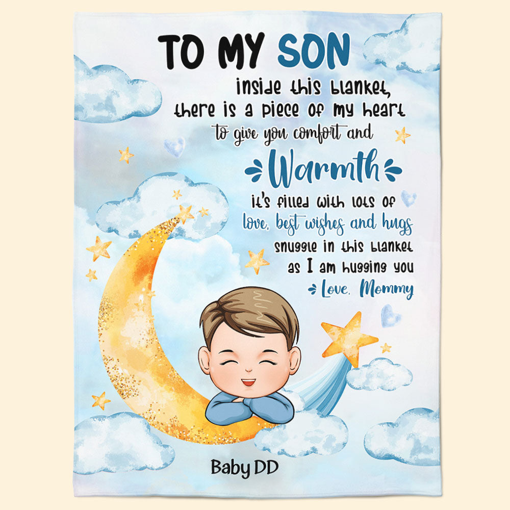 As I'm Hugging You - Personalized Blanket