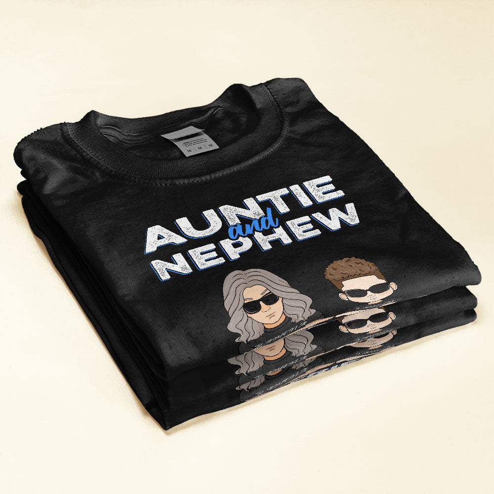 Auntie And Niece And Nephew, Family Custom Shirt, Gift For Auntie, Niece And Nephew