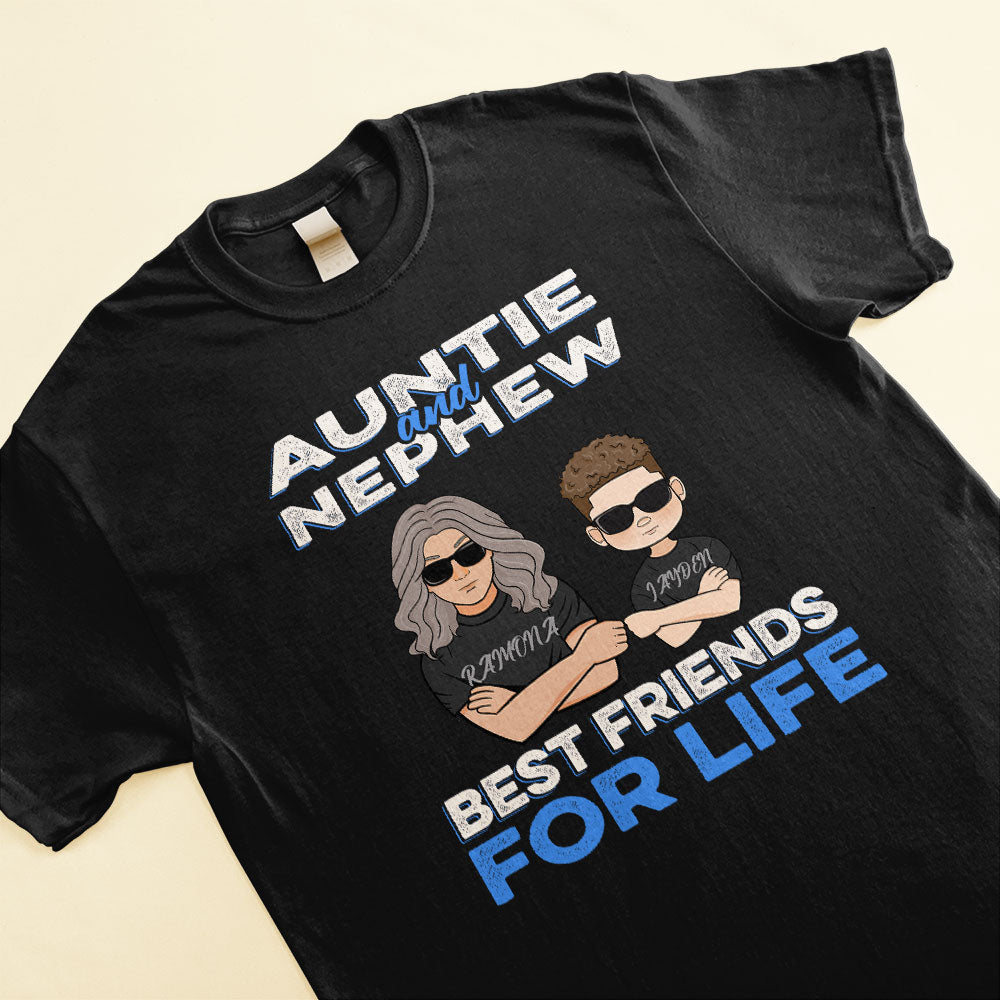 Auntie And Niece And Nephew, Family Custom Shirt, Gift For Auntie, Niece And Nephew