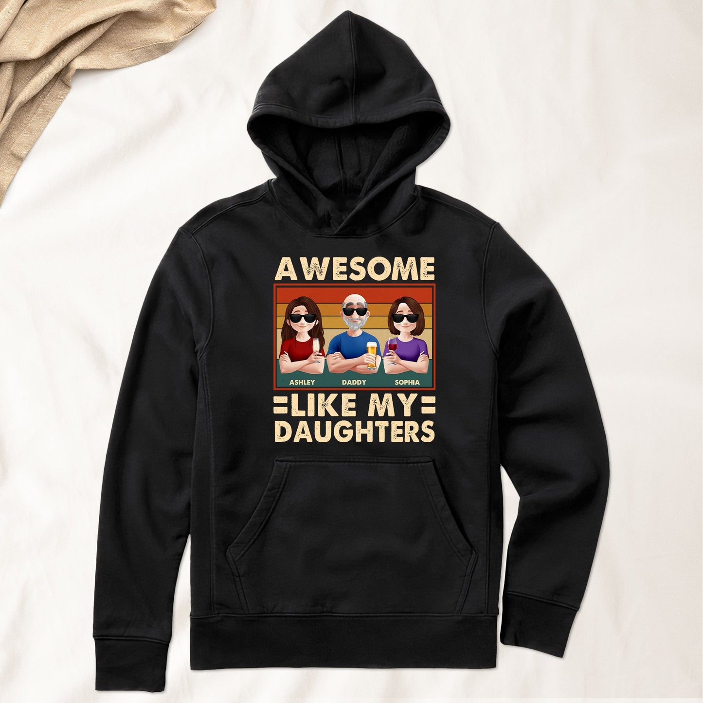 Awesome Like My Daughter - New Style - Personalized Shirt