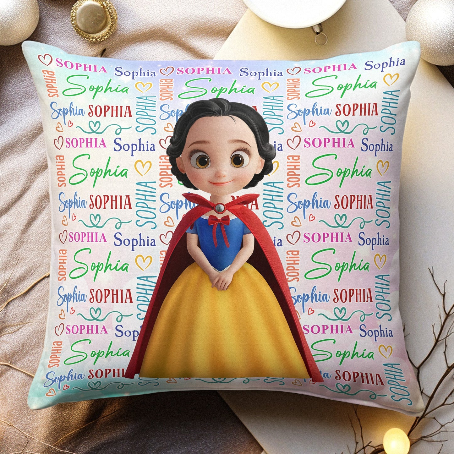 Baby Girl Princess - Personalized Pillow (Insert Included)