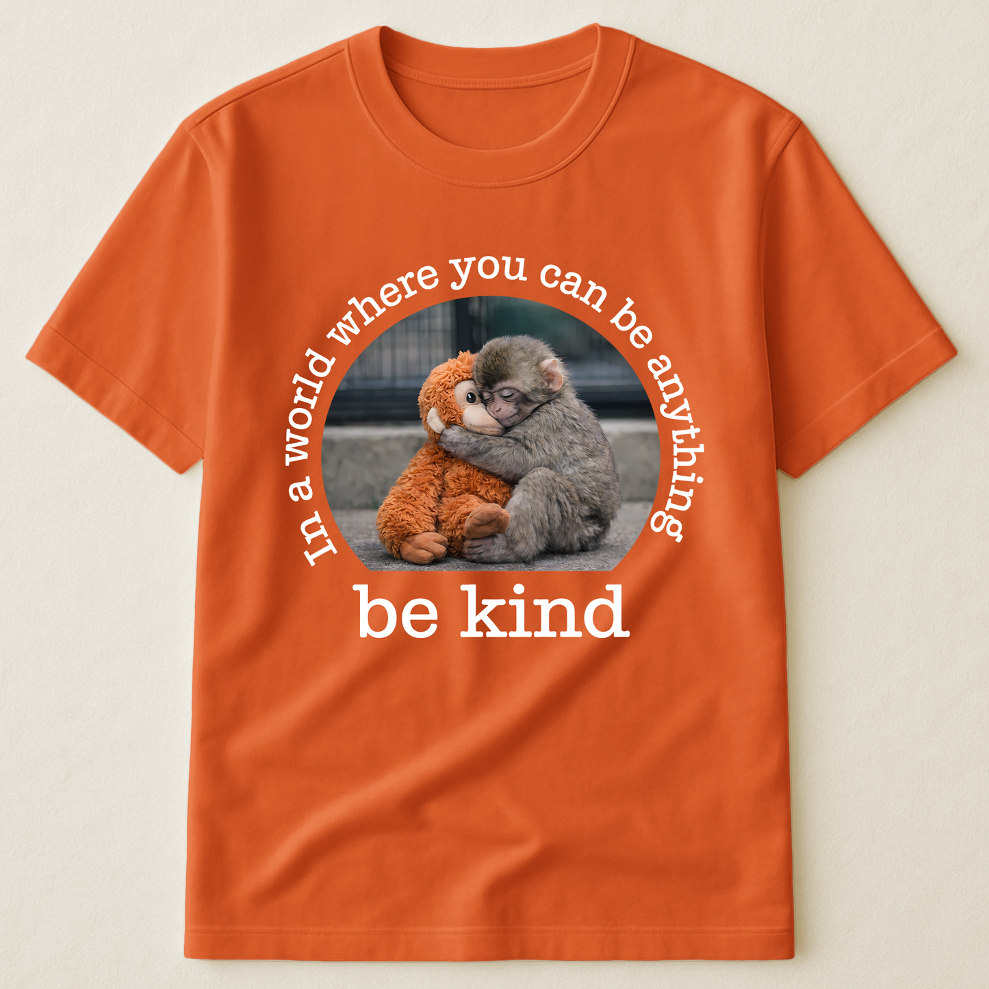 Baby Punch Monkey - Be Kind, Punch The Abandoned Baby Monkey Gift For Animal Lover - Shirt