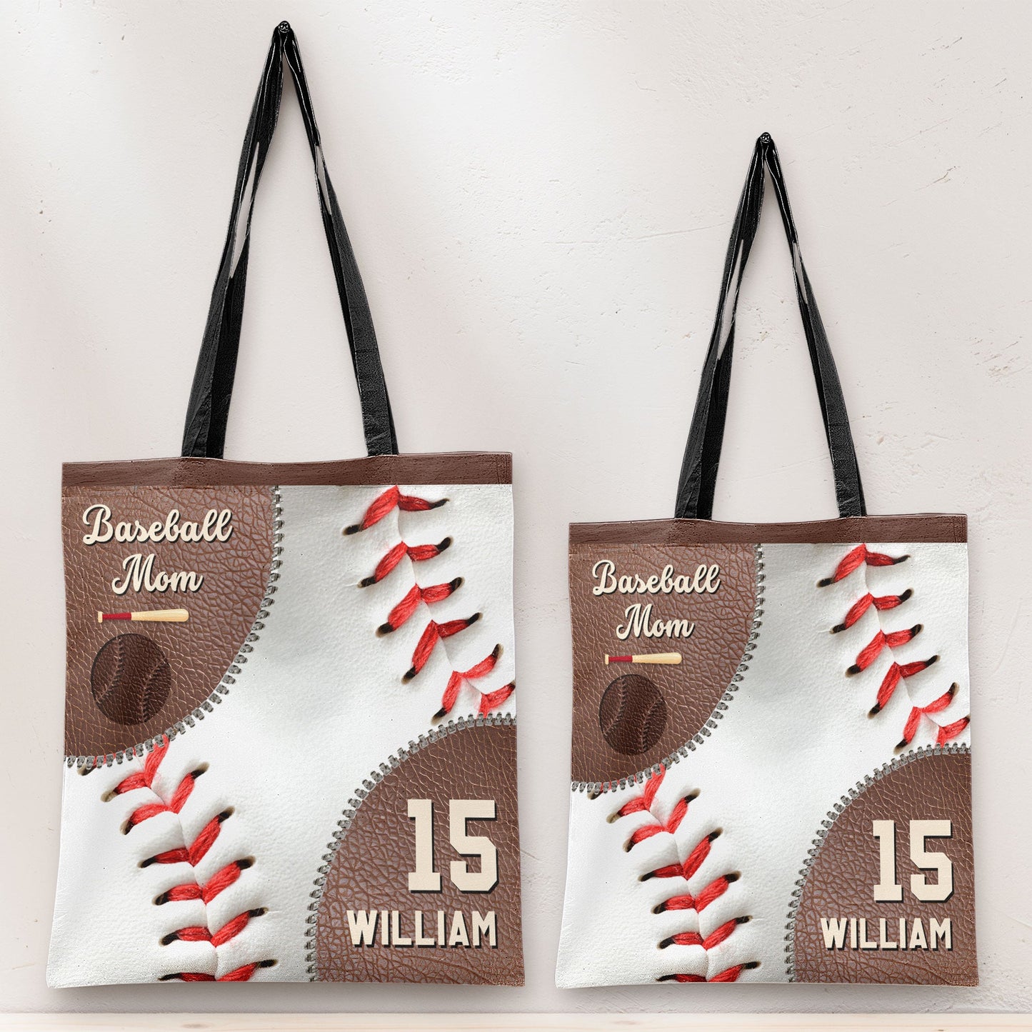 Baseball Mom - Personalized Tote Bag
