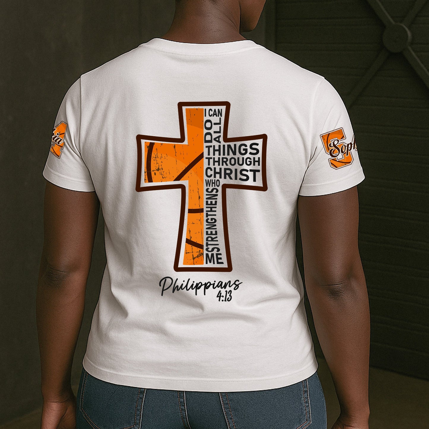 Basketball Lover, I Can Do All Things Through Christ - Personalized Shirt